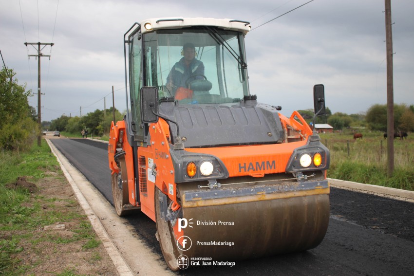 Se complet el primer tramo de pavimentacin en el Belgrano