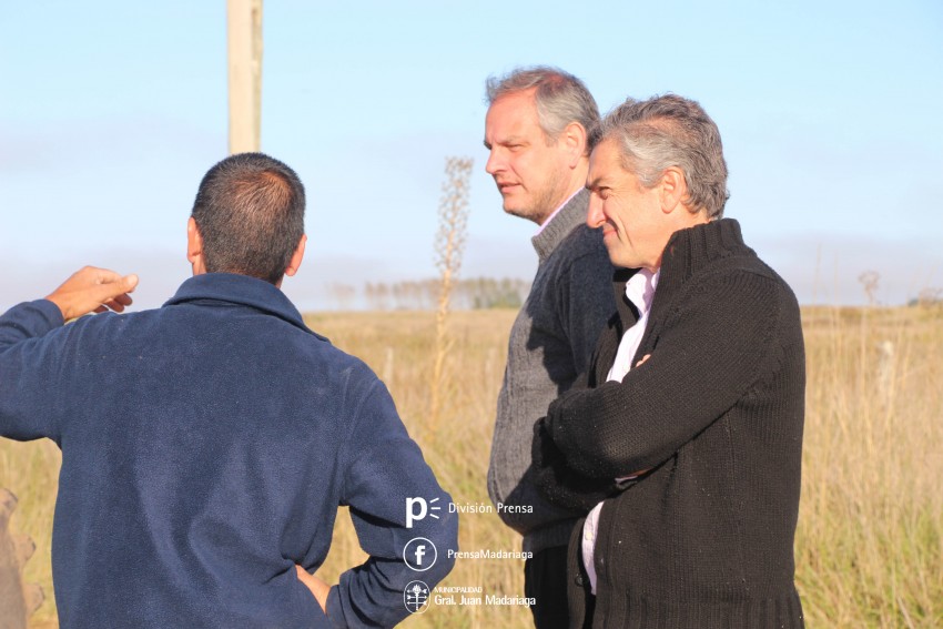 La CASER reparó un nuevo camino rural