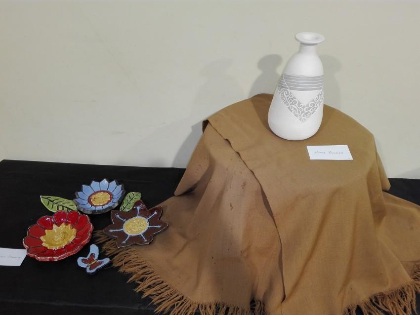 Qued inaugurada la muestra del Taller Cermicas del Tuy