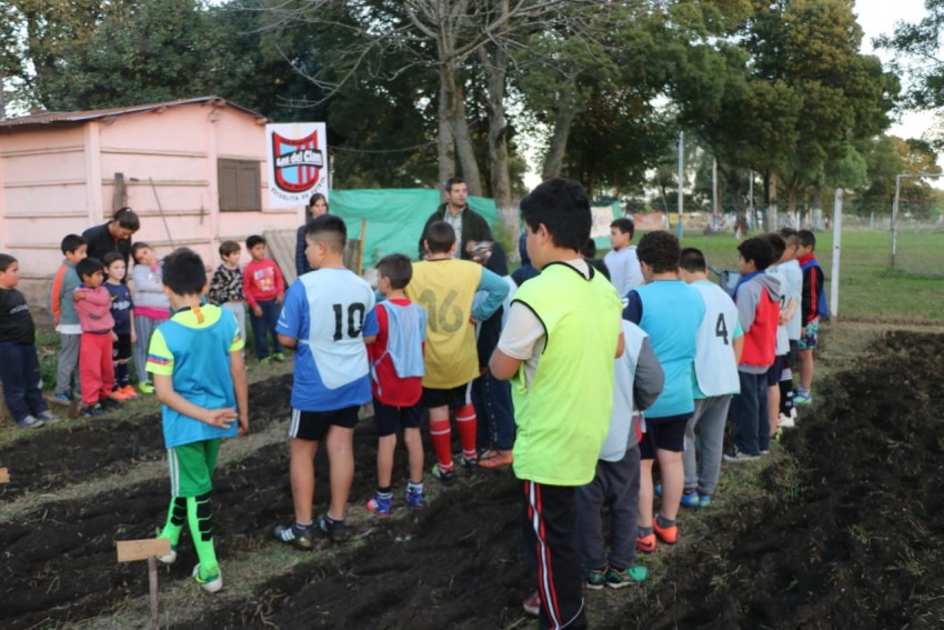 El Programa Municipal de huertas lleg al club