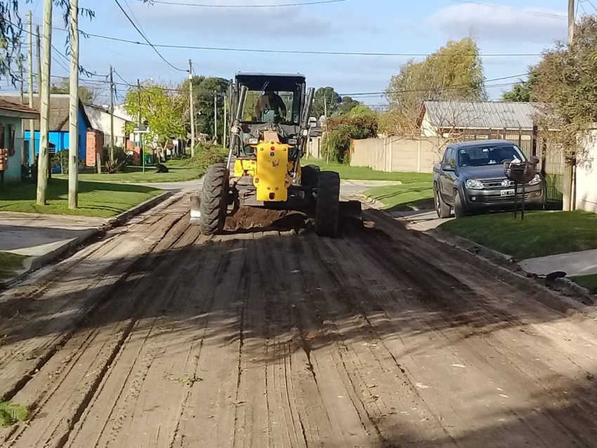 Continan los trabajos en las calles del barrio San Martn A