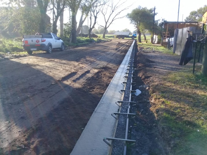 Continúan los trabajos en las calles del barrio San Martín A