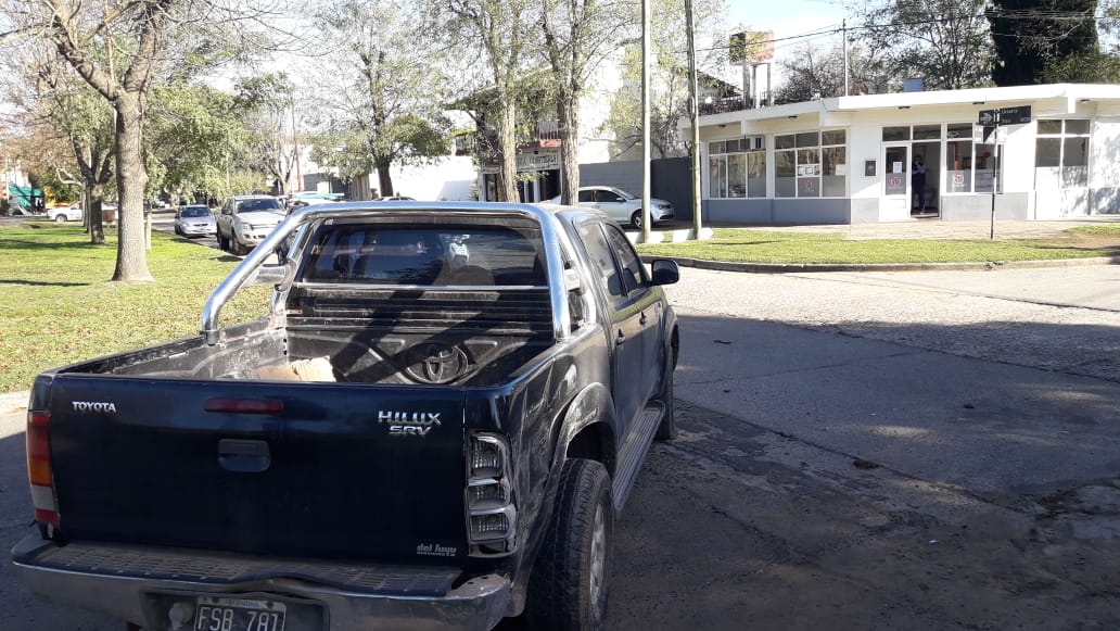 Siniestro vial entre dos camionetas