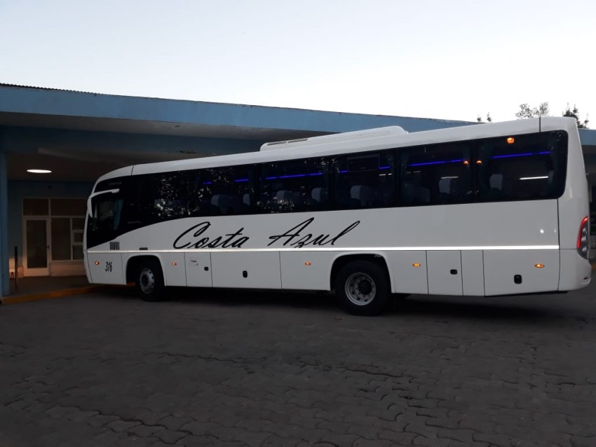 Costa Azul se puso en movimiento y se restableci� el servicio de colec