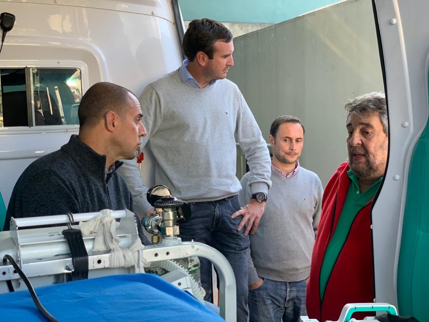 Autoridades del �rea de salud y de bomberos recorrieron la sede del SA