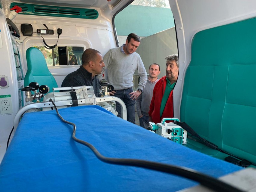 Autoridades del �rea de salud y de bomberos recorrieron la sede del SA