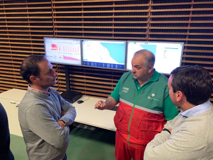 Autoridades del �rea de salud y de bomberos recorrieron la sede del SA