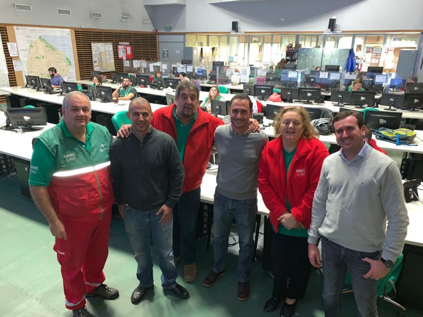 Autoridades del �rea de salud y de bomberos recorrieron la sede del SA