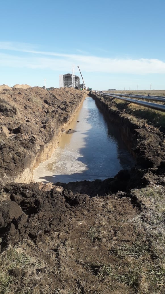 Santoro pas por Las Armas y visit la planta compresora de gas