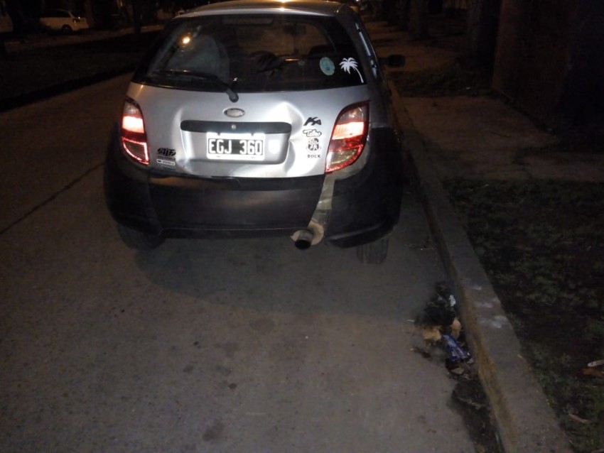 Provoc� un choque m�ltiple en pleno centro de la ciudad y le labraron 