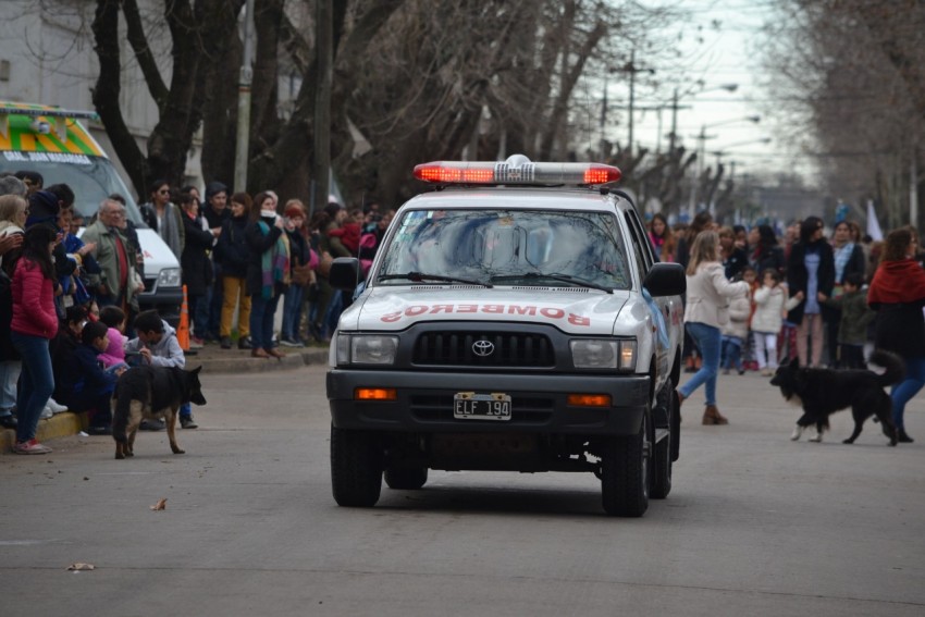 9 de Julio: Las instituciones participaron del tradicional desfile y e