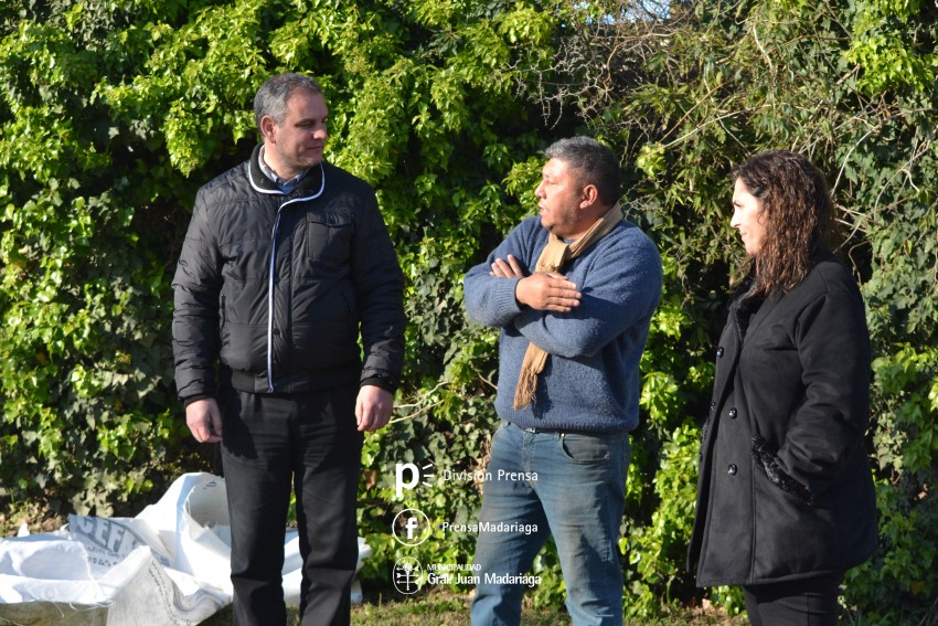 Preparan las bases de distintas calles para continuar con la obra de p