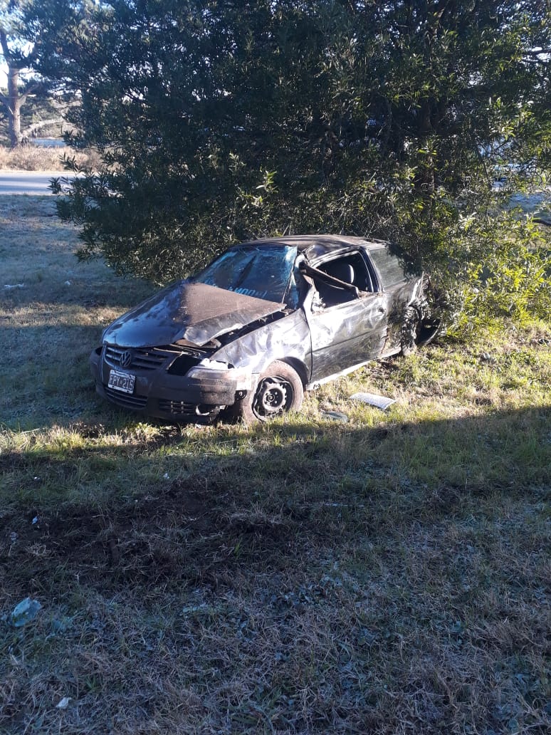 Volc� su veh�culo en la Autov�a 11 y result� con heridas de gravedad