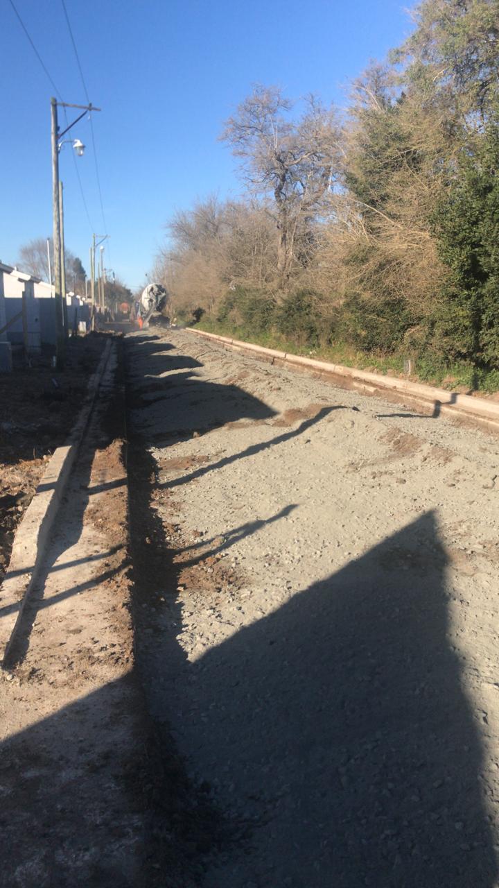 Avanza segn lo previsto la obra de pavimentacin