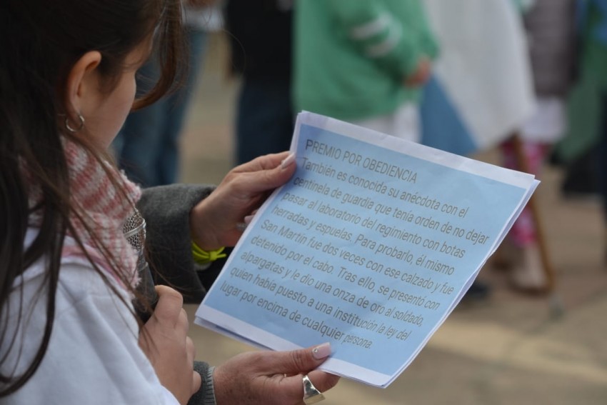 Acto en conmemoraci�n por el fallecimiento del General San Mart�n