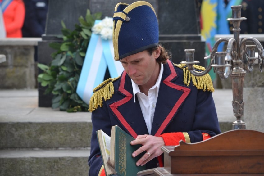 Acto en conmemoraci�n por el fallecimiento del General San Mart�n