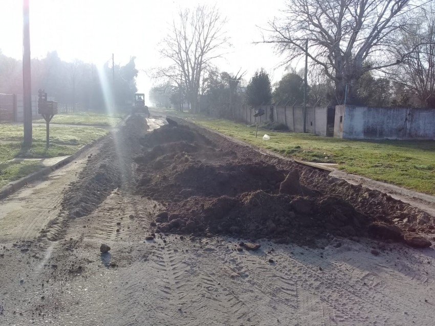 Trabajos de abovedado y aconchillado en Sarmiento y en Colón