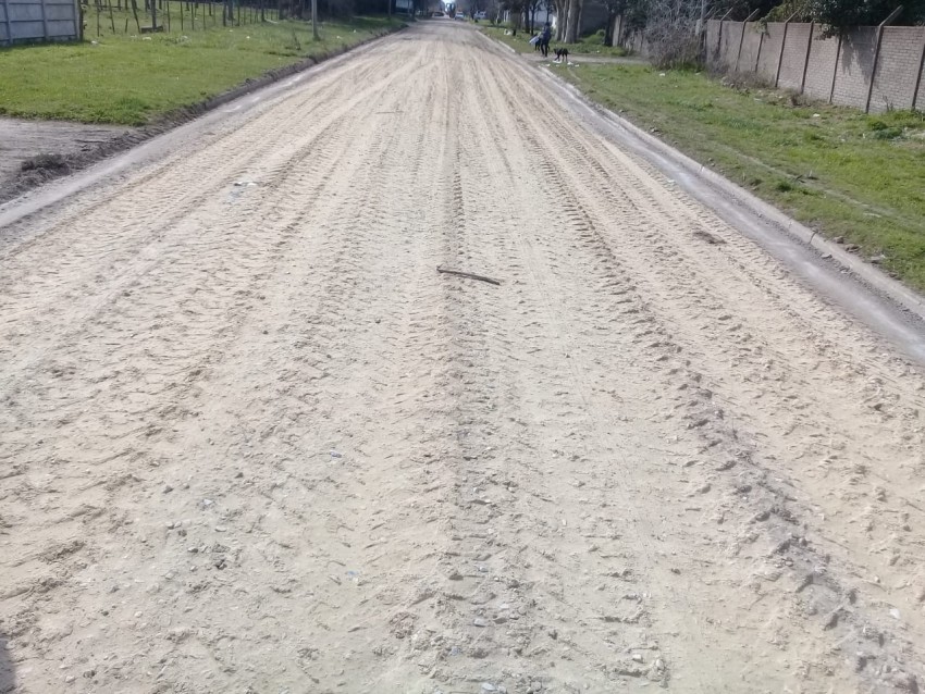 Trabajos de abovedado y aconchillado en Sarmiento y en Coln