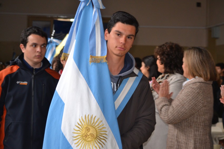 Recordaron a Domingo Faustino Sarmiento en la escuela primaria que lle