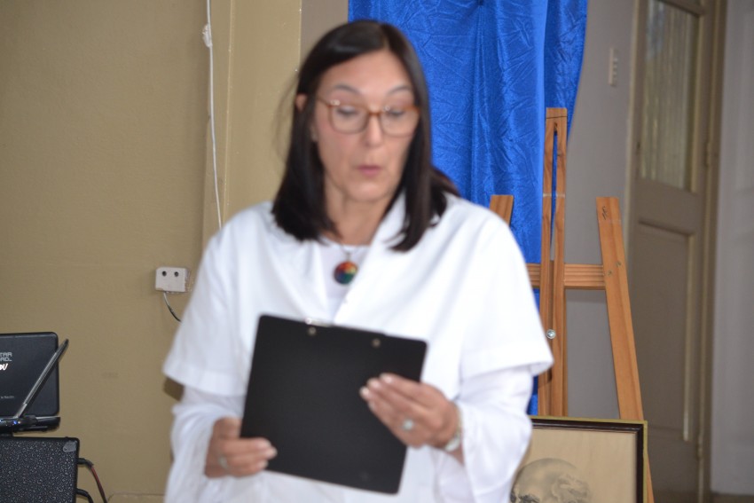 Recordaron a Domingo Faustino Sarmiento en la escuela primaria que lle