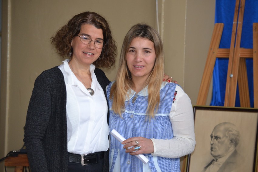 Recordaron a Domingo Faustino Sarmiento en la escuela primaria que lle