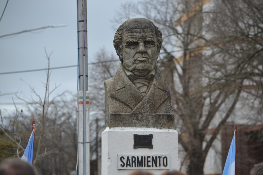 Recordaron el legado de Domingo Faustino Sarmiento durante el acto en 