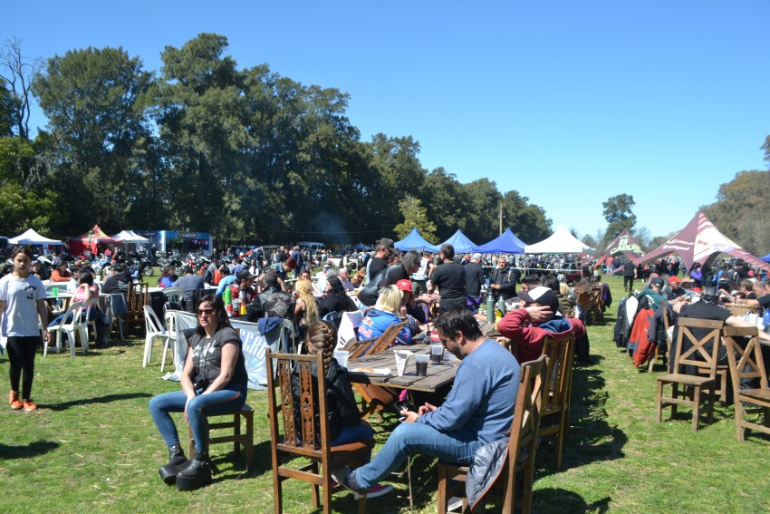 El motoasado convoc a una importante cantidad de pblico