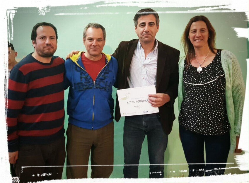 La Escuela Tcnica recibi Kits de robtica por parte del gobierno pro