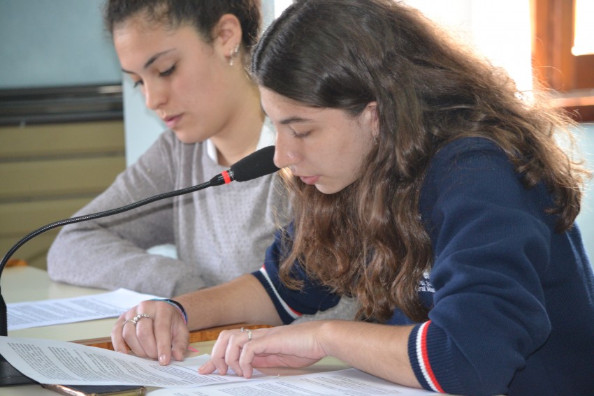 Alumnos que participarn del Parlamento Juvenil del Mercosur realizaro