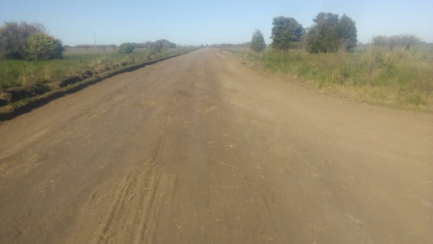 La CASER ejecut tareas de mantenimiento en el camino a Juancho