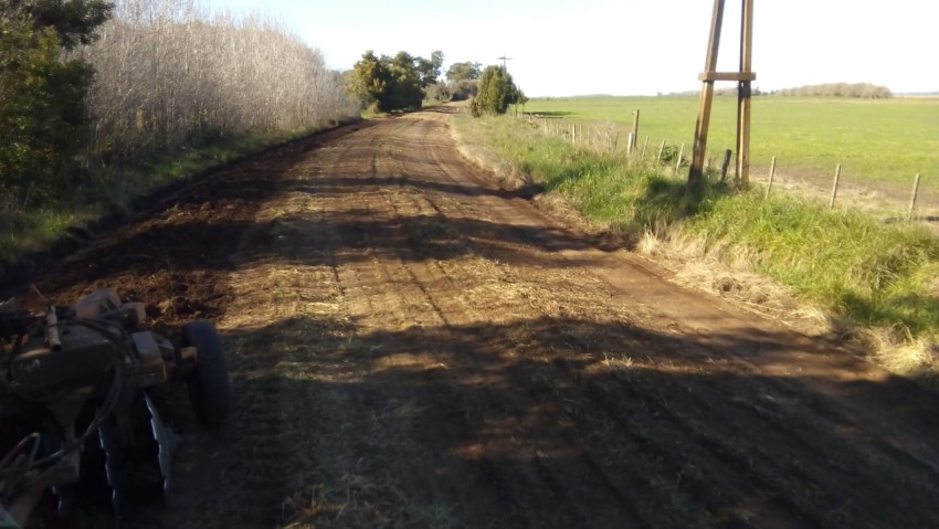 La CASER ejecutó tareas de mantenimiento en el camino a Juancho
