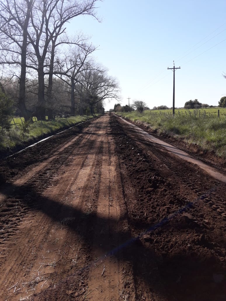 La CASER ejecutó tareas de mantenimiento en el camino a Juancho