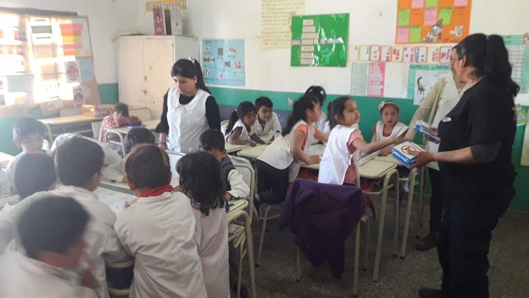 Contin�an las charlas de tr�nsito y concientizaci�n en Escuelas Primar