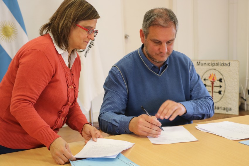Se firm el convenio para que los alumnos de la Tecnicatura en Enferme