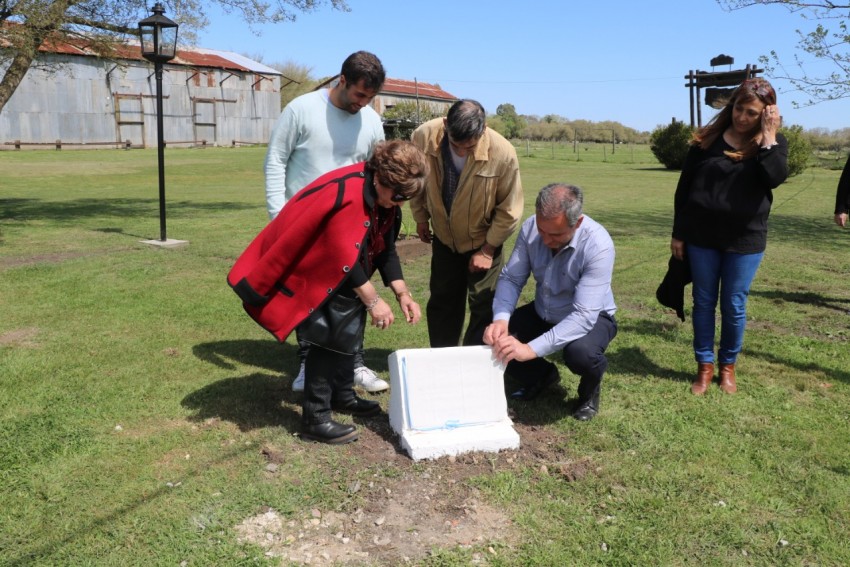 Quedaron inauguradas la nueva plaza y luminarias del Paraje Macedo