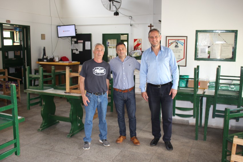 Santoro visit FAE junto al presidente de AUBASA