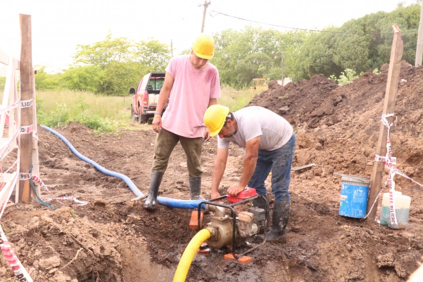 Comenzaron los trabajos para la construccin de la estacin de bombeo