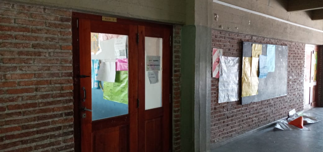 Destrozos en la Unidad Académica en una presunta