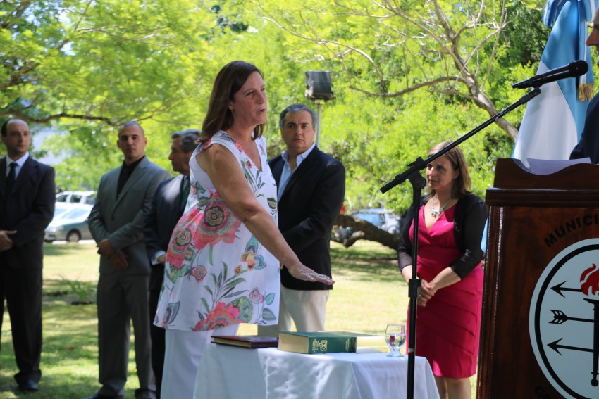 Santoro tom juramento a su gabinete ejecutivo