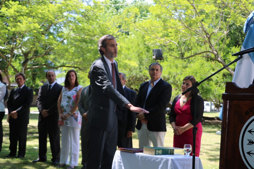 Santoro tom juramento a su gabinete ejecutivo