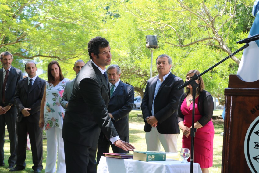 Santoro tom juramento a su gabinete ejecutivo