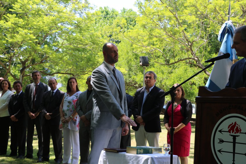 Santoro tom juramento a su gabinete ejecutivo