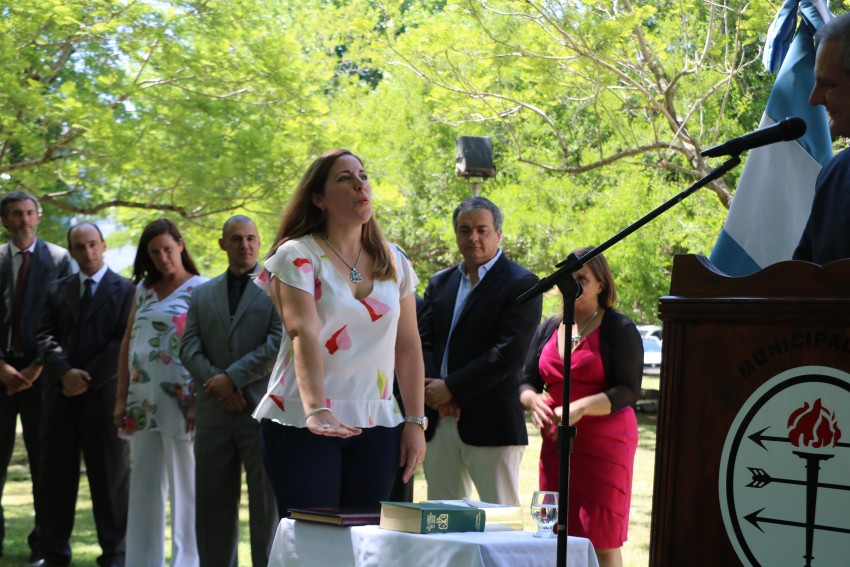 Santoro tom juramento a su gabinete ejecutivo