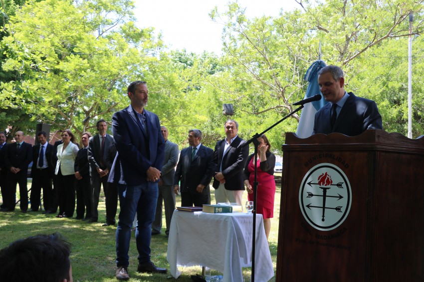 Santoro tom juramento a su gabinete ejecutivo