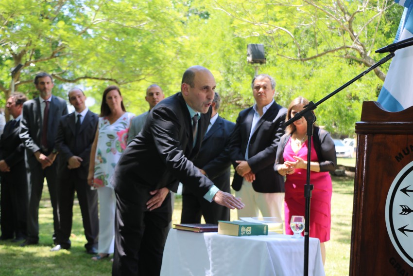 Santoro tom juramento a su gabinete ejecutivo
