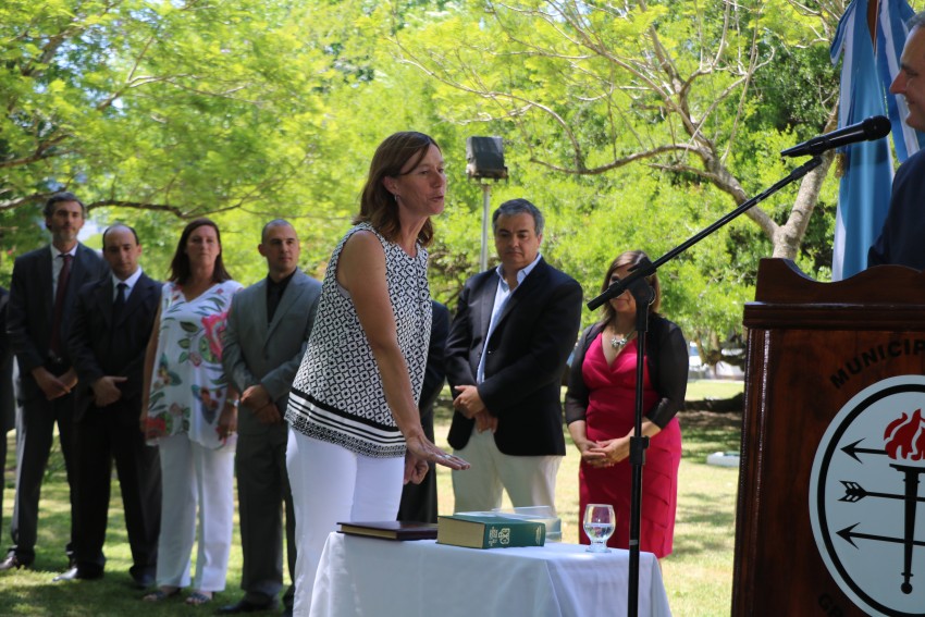 Santoro tom juramento a su gabinete ejecutivo