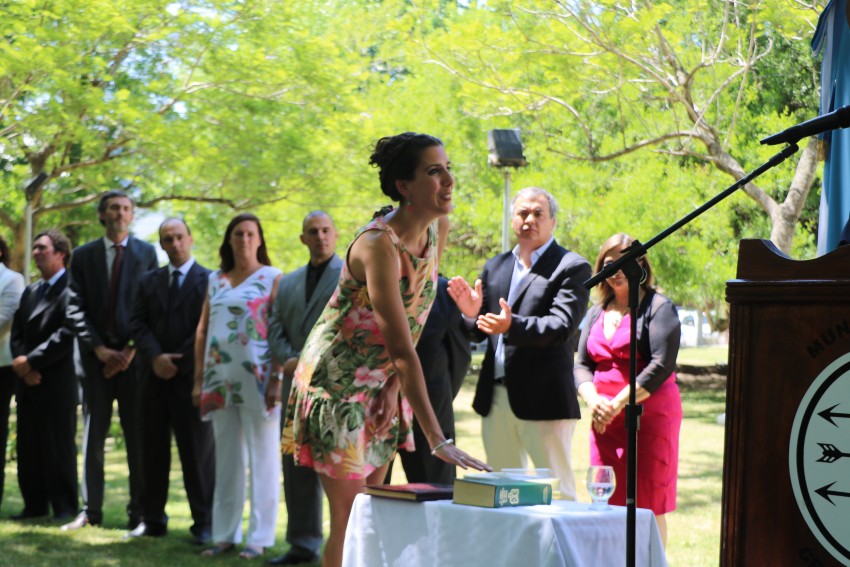 Santoro tom juramento a su gabinete ejecutivo