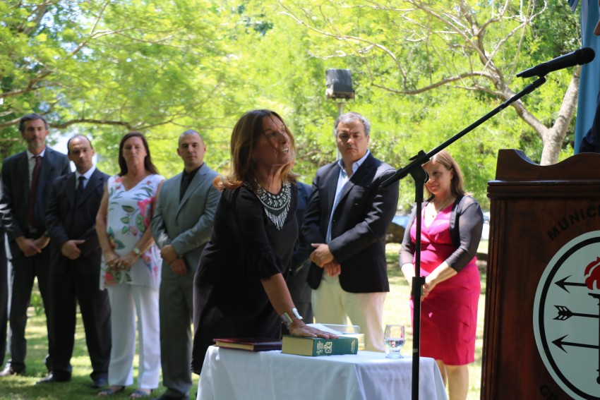 Santoro tom juramento a su gabinete ejecutivo