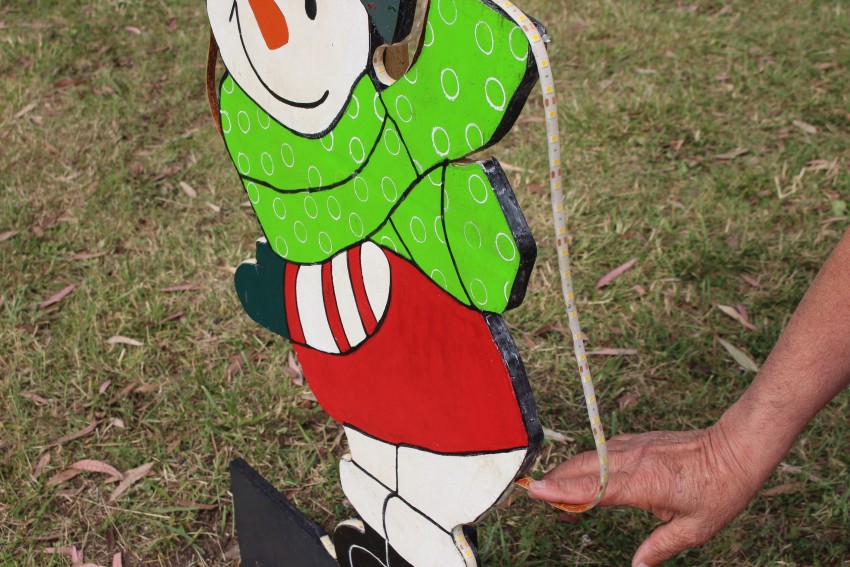 Daaron la ornamentacin navidea del predio de la estacin