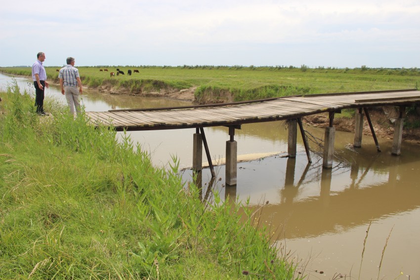 El municipio evalúa reparar el puente auxiliar de San José de Herrera